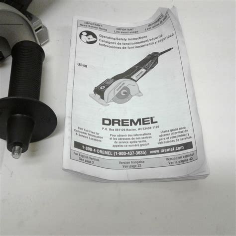 Dremel US40 Ultra Saw 7.5 amp Corded 4 inch Circular Saw/Grinder  