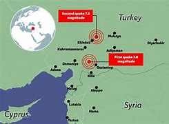 Image result for Earthquake in Turkey Map