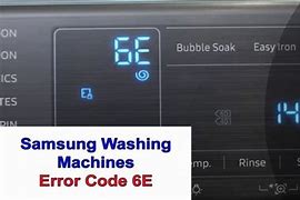 Image result for Samsung Washer Error Code SE