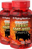 Image result for Ultimate Horny Goat Weed Complex, 100 Vegetarian Capsules, 2 Bottles