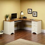 Image result for Wood Corner Office Desk