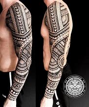 Image result for Polynesian Tattoo Full Sleeve