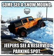 Image result for Funny Jeep Snow
