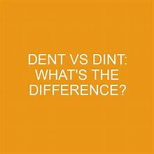 Image result for Difference Between Ding and Dent