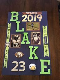 Image result for Football Player Senior Night Posters