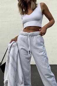 Image result for Gray Sweatpants Outfit