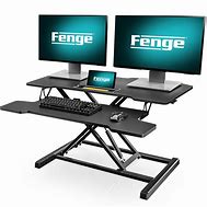 Image result for Stand Up Computer Desk Adjustable