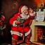 Image result for Vintage Coca-Cola Santa Claus