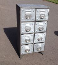 Image result for Vintage Metal Storage Cabinet