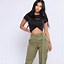 Image result for Olive Cargo Pants Women