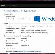 Image result for My PC Specs Windows 10