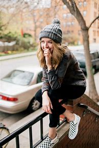Image result for Cute Girls Wearing Vans Shoes Authentic Red