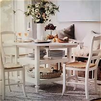 Image result for Pottery Barn Dining Table Metal-Frame