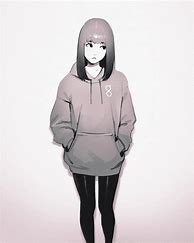 Image result for Girl in Hoodie Art