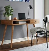 Image result for Mid Century Modern Walnut Desk