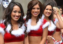Image result for Houston Texans Cheerleaders Santa