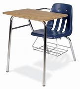 Image result for Student Desk Connected to Chair