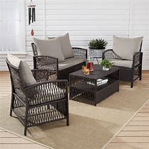 Image result for 4 Pieces Outdoor Patio Furniture Sets