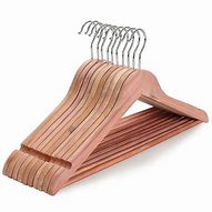 Image result for Red Wooden Clothes Hangers