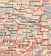 Image result for Map of Chechnya Today