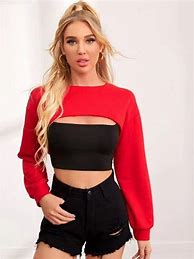 Image result for Crop Top Sweater