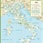 Image result for Map of Italy with Cities and Regions in Italian