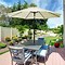 Image result for Patio Table Chairs Umbrella Set