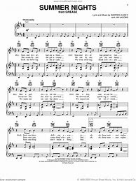 Image result for Free Piano Sheet Music Grease