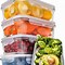 Image result for Freezer and Microwave Food Container