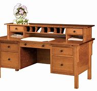 Image result for solid wood desk