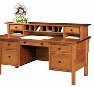 Image result for Solid Pine Wood Desk