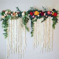 Image result for Hanging Flower Wall Decor