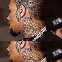 Image result for Chris Brown Tattoos On His Back