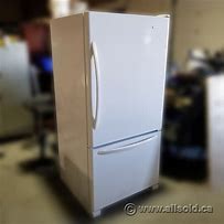 Image result for White KitchenAid Bottom Freezer Refrigerator