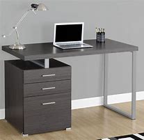 Image result for Grey Computer Desk