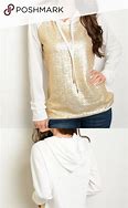 Image result for Metallic Gold Champagne Hoodie
