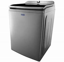Image result for Maytag 4.2-Cu Ft High Efficiency Agitator Top-Load Washer (White) Stainless Steel | MVWC565FW