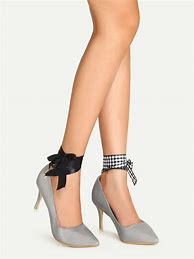 Image result for Ribbon Lace Up Heels