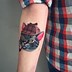Image result for Mouse Eating Cheese Tattoo