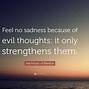 Image result for Evil Thoughts Quotes
