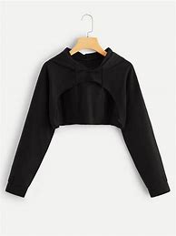 Image result for Cut Out Shoulder Hoodie
