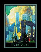 Image result for Vintage Chicago Art