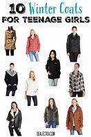 Image result for Winter Coats for Teenage Girls