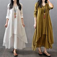 Image result for Linen Bohemian Plus Size Clothes