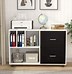 Image result for Open File Cabinet White