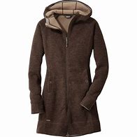 Image result for Extras Long Fleece Hooded Jacket