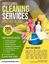 Image result for Example of Cleaning Poster
