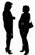 Image result for Woman Talking Silhouette