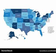 Image result for United States Map Blue