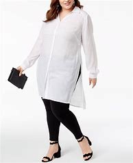 Image result for Extra Long Plus Size Tunics